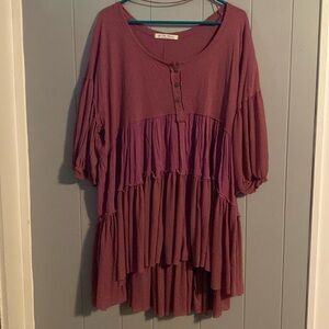 NWOT Free People Flowy Tiered Dress
